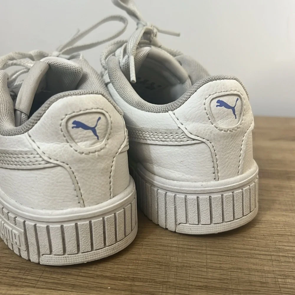 Girls, puma shoes/sneakers leather upper size 1C